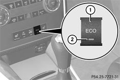 Désactivation et activation de la fonction ECO de démarrage et d'arrêt automatiques du moteur