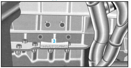 Numéro du moteur (3)