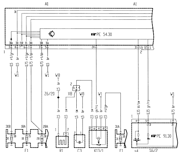 Lunette arrière chauffante (PE67.29-P-2000-GC)