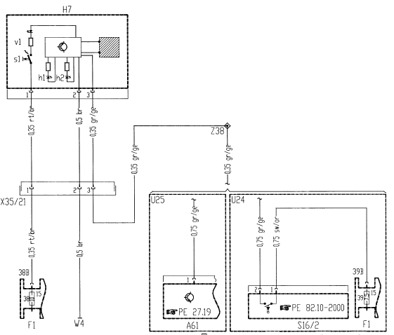 Rétroviseur intérieur électrochrome (PE68.49-P-2000-GC)