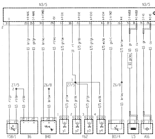 Système d’injection d’essence et d’allumage MSM (PE07.53-P-2000-GD)(1)