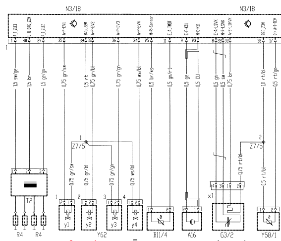 Système d’injection d’essence et d’allumage MSM (PE07.53-P-2000-GG)(1)