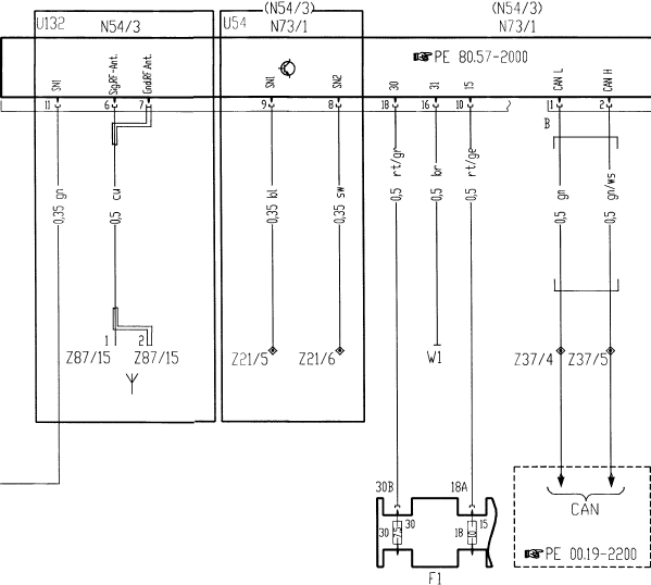 Verrouillage centralisé (ZV) (PE80.20-P-2000-GC)(4)