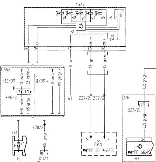 Boîte de vitesses automatique (AG) (PE27.19-P-2000-GC)(1)