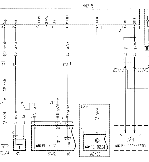 Programme électronique du comportement dynamique ESP (PE42.45-P-2000-GD)(5)