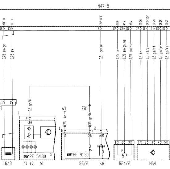 Programme électronique du comportement dynamique ESP (PE42.45-P-2000-GC)(3)