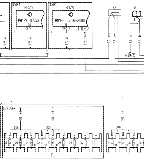 Boîte à fusibles et à relais (F1) (PE54.15-P-2000-GC)(3)