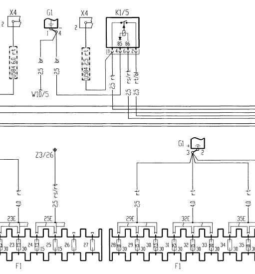 Boîte à fusibles et à relais (F1) (PE54.15-P-2000-GD)(3)