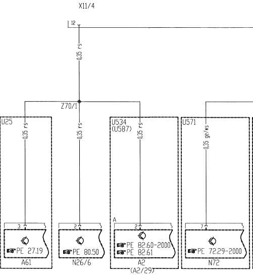 Connecteur de diagnostic et prise de diagnostic (PE54.22-P-2000-GD)(1)