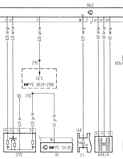 Système Parktronic (PTS) (PE54.65-P-2000-GC)(3)