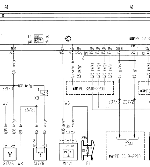 Verrouillage centralisé (ZV) (PE80.20-P-2000-GC)(2)